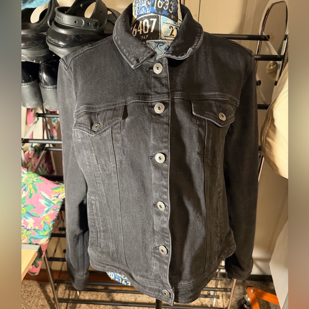 Style & Co. Charcoal Jean Jacket
